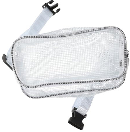 KITANDOVE Transparente Sport-gürteltasche Aus Pvc Durchsichtige Hüfttasche Für Reisen Und Training Aufbewahrungstasche Mit Großem Fassungsvermögen