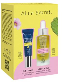 Aceite Facial Rose Cactus 2% Bakuchiol Renovador Piel + Contorno Ojos Retinal Antiarrugas Iluminador Regenerador Vegano Todo Tipo Piel Revitalizante Antioxidante Reparador Diario