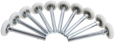 Rullo per Porta del Garage, 0 Pezzi Rullo per Porta del Garage Riduzione 'azione in Plastica in Acciaio Inossidabile Basso Senza Ruota a Rullo per Porta del Garage per la