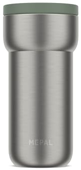 Mepal, Taza Aislante, 4 Horas Caliente y 8 Horas Fría, Taza Termica para Llevar, Adecuada como Taza de té y Taza de Café, Se Adapta a Todos los Portavasos, 375 ml, Nordic sage