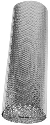 CANIGHT Reflective Aluminum Bubble Insulation Roll for Thermal of Garage Doors Roofs Cars Rvs and Attics and Easy to Install Heat Reflective Foil