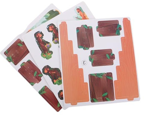 BESTonZON Modell Der Menschlichen Evolution Puzzle-Boxen Dino-Eier-ausgrabungsset Anatomie Und Physiologie des Menschen Dinosaurier-Party Denksportaufgaben Puzzlespiele Token-Board Kt-Board