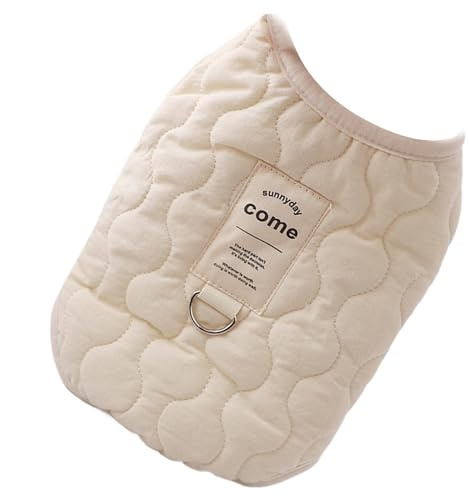 Abrigo cálido para Perro, Chaqueta Impermeable para Perro, Abrigo de Invierno para Perro, Chaqueta de Forro Polar para Perros pequeños, Gatos, Abrigo de Invierno sin Mangas, y cálido