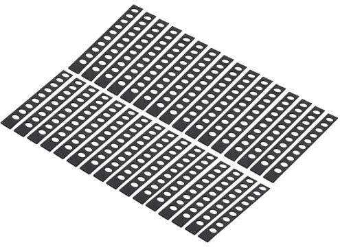 PATIKIL 3 x 12Pcs PP Universal Blade Edge Guard Cover, 1set Blade Cutting Edge Guards Available in Three Sizes, Dining Room, Black