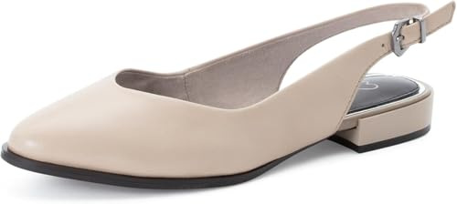 MARCO TOZZI Women Ballerinas Soft Feel Me Footbed Leather Soft Lining Pointed