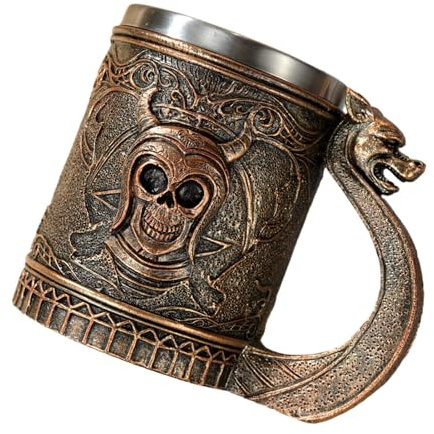Raging Ape Coffee Mug - Long Lasting Ape Mug, Dad Coffee Cup 600ml Stainless Steel for Coffees Tea | for Vikings Beer Mugs Fishing Outdoor Water Tea Hiking Adventure Alpine Game Home Camping