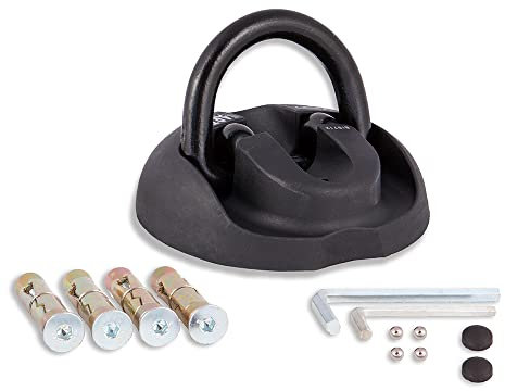 Anclaje de Pared Vinz Tipo 4, para asegurar la Motocicleta o ciclomotor, Plegable, con Material de fijación