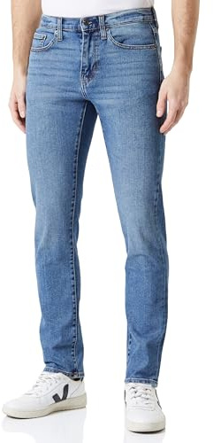 Amazon Essentials Herren Athletic-Fit-Stretchjeans - Auslauffarben, Helle Waschung, 32W / 31L