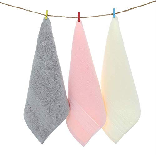 CCSYM Handtuchset, 3-TLG. Watte, Wasserabsorbierendes Handtuch Satos Kleines Handtuch Erwachsener Kindertuch Satos Reisetuch Weich Und Bequem