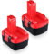 MANUFER 2Pack 14.4 V 4000mAh Ni-MH Replacement for Bosch BAT038 BAT040 BAT041 BAT140 BAT159 2607335533 2607335275 2607335685 13614 AHS PSB14.4 PSR 14.4 GST 14.4v
