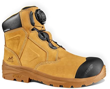 Rock Fall RF610 Honeystone Waterproof Boa Safety Boot Size 6