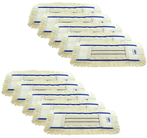 maxxi4you 10 x Premium Wischmopp Bodenwischer Baumwolle 60 cm