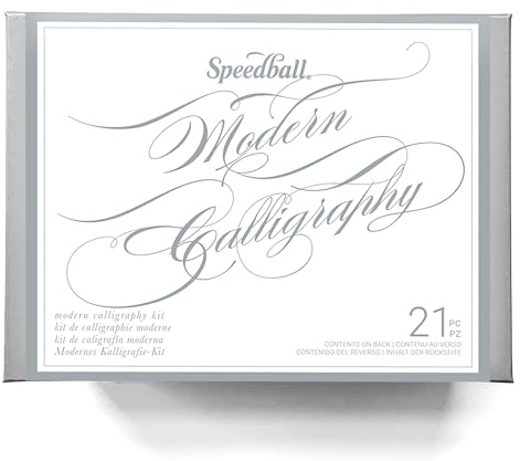 Speedball Modern Calligraphy Kit, Featuring Pen Holder, Nibs, Tips Ink, Textbook, Calligraphy Gift, Calligraphy Pen Set, Scribe Writing, Art Lettering, Artist, Caligraphy, Lettering, Invitations