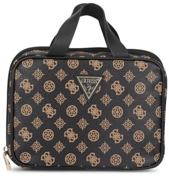 GUESS Wilder Travel Toiletry Case Brown