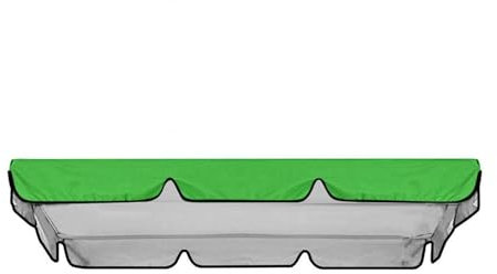 TYBEITAO Tela Oxford Recubierta De Plata 600D Tela para Toldo Exterior Resistente ai Viento Y ai Desgarro Toldo Balancin De Jardin,Green-164 * 114 * 15cm