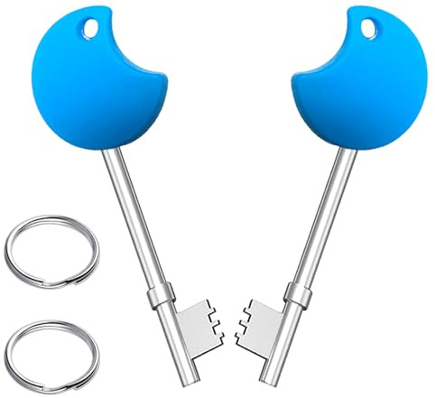 Radar Key for Disabled Toilets UK-Pack of 2 | Made of Durable Steel with a Sleek Silver Finish
