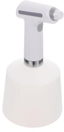 Mikikit Botella Rociadora Eléctrica 1.5l Para Jardín y Limpieza, Pulverizador Pequeño Portátil Blanco, Pulverizador De Spray Multiusos Para Hogar y Riego