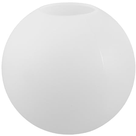 KOMBIUDA Pantalla De Lámpara Blanca De De Lámpara De Techo Redonda De Pe Esmerilada De Decorativa Para Comerciales y Domésticos