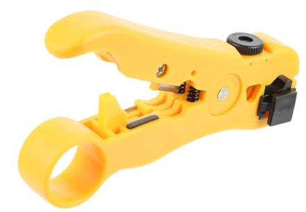 HAMPPLIES Pince à Dénuder Multifonction Ergonomique pour Électricien Outil de Coupe et Dénudage Câble Pince Coupe Fil et Sertissage Adaptée Aux Travaux Électriques