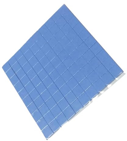VANZACK 100PCS Thermal Conductive Silicone Pads Heat Conduction Cooling Pads for CPU Chip LED Ic Components Safe Insulation Non-electric Conductive