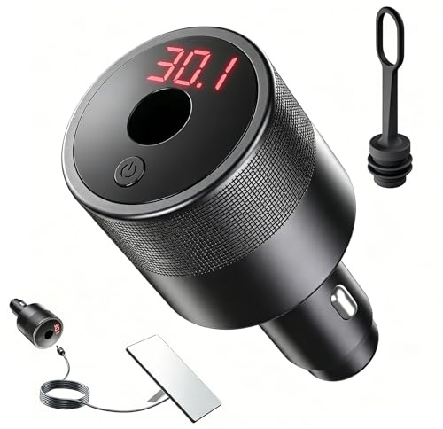 daboot Laddningsadapter för bil Starlink Mini, 60 W, 12 V/24 V till 30 V/2 A DC Step-Up med spänningsindikator, cigartändare på DC5521-uttag, strömförsörjning för campingbil och camping