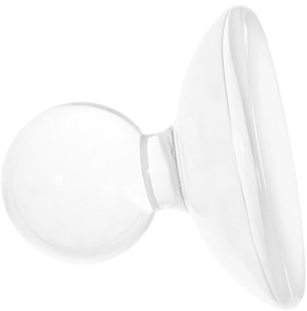 LALADEFIEE Mortero de Laboratorio de Cristal Transparente Resistencia al Desgaste y Molienda Versátil para Hierbas y Especias en Farmacias y Laboratorios