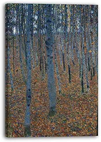 Leinwand (60x80cm): Gustav Klimt - Buchenwald I (1902)