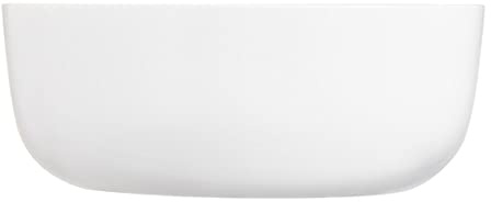 Auflaufform Salatschüssel Diwali 18 cm Backform Obstkuchenform Gemüseauflaufform Fleischauflaufform Salatschale Schale Müslischale Hartglas rund praktisch modern Luminarc, weiß