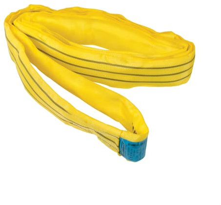 Dapetz ® Endless Round Sling for Choke-Lifting Cylindrical Objects Durable 100% High-Tenacity PES Polyester 2m Belt Length 3000kg Capacity