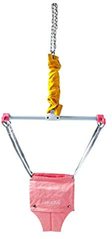 Gofeibao Columpio Bebe Columpio Bebe para Puerta Puente de bebé Puerta de Seguridad para bebés Bebé Puerta Puente de bebé Gorila Puerta bebé Gorila Pink