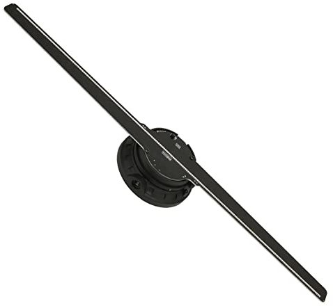 Dilwe Projecteur de Ventilateur Holographique 3D, Ventilateur D'affichage Holographique HD WiFi LED Ventilateur D'affichage Publicitaire Holographique 3D pour Magasin, Bar, Casino, Fête(EU)