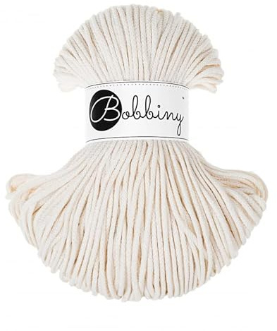 Bobbiny Junior 3 mm - Rope-Garn 100 m (Natural)