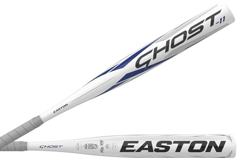 Easton | GHOST Youth Fastpitch Softball Bat | -11 | 31, White/Blue