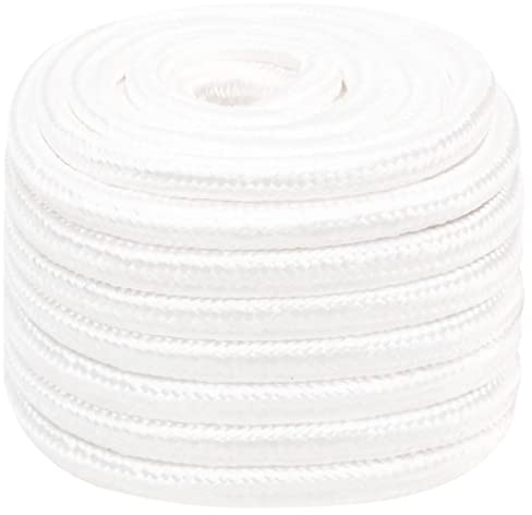 vidaXL Corde de Bateau Corde de Levage Câble d'Amarrage Ancrage Navire Lignes de Gréement Corde à Linge Blanc Complet 20 mm 50 m Polypropylène