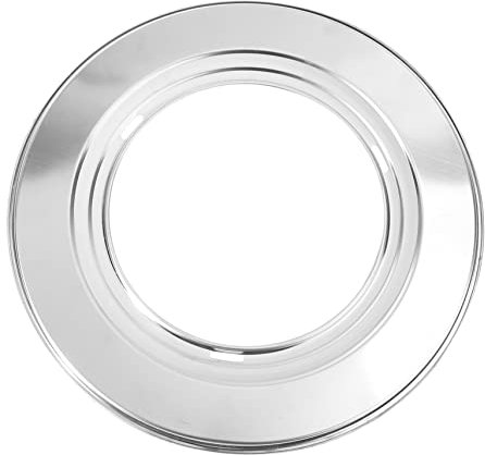 Zerodeko Stainless Steel Steamer Rack 28.5cm Small Round Steaming Plate Food Steaming Rack Pressure Cooker Compatible for Kitchen Cooking
