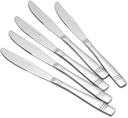 Zopnny Stainless Steel Dinner Knives, Table Knife Cutlery in Home Kitchen or Restaurant, Pack of 12