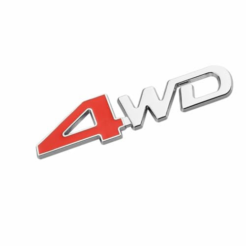 Auto Emblem Aufkleber für Mercedes-Benz CL 55 AMG,3D Metall Selbstklebende Logo Karosserie Number Letters Sticker Abzeichen für Kühlergrill Auto Heckklappe Dekoration Badge Decal,4WD 3