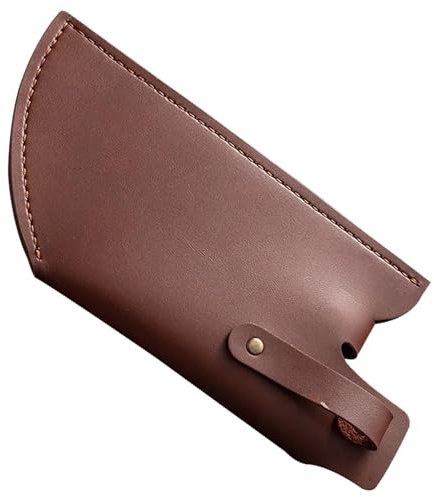 Funda para hacha de carne, funda de piel para picadora de carne, funda reutilizable antipinchazos para cuchillos y hachas de carnicero