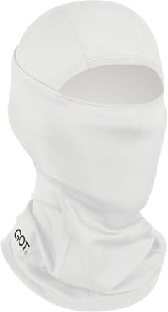 GOT Sports UPF 50+ Balaclava Ski Mask - Windproof Balaclava for Cold Weather Men Women - Snowboard, Motorcycle Sheisty Mask (White)