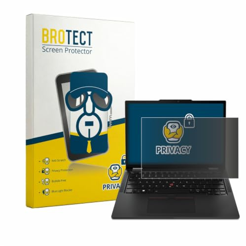 brotect Protection Anti-Espion pour Lenovo ThinkPad X13 Gen 4 | Anti-Spy Protection d'écran Made in Germany Privacy Film Écran de Confidentialité Clair