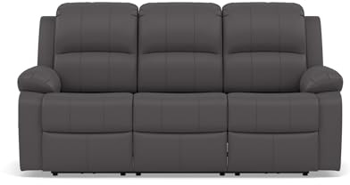 Bestmobilier Armand Canapé Simili 3 Places, Canapé Relax Électrique | Assise Confortable, Dossier Moelleux, Design Moderne pour Salon