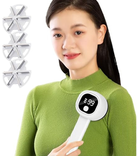 Fabric Shaver for Clothes, Digital Display, Textile Trimmer, Electric Lint Remover with Digital Display for Carpet, Couch, Cashmere and Upholstery