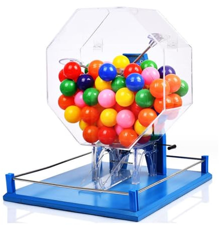 Deluxe Bingo-Set mit Auto-Käfig und manueller Maschine – ideal für große Gruppenpartys und Veranstaltungen