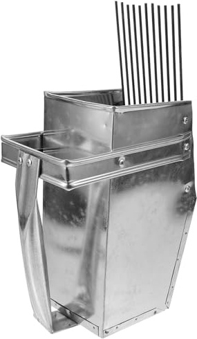 PAMINGONO Recolector de Frutas y Arándanos para Jardín, Pala con Dientes de Acero Inoxidable Resistente, Herramienta Manual para Huerto, Uso Múltiple en Frutas Pequeñas, Cómodo y Duradero