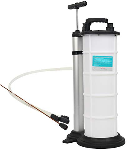 FreeTec Ölabsaugpumpe Absaugpumpe Handpumpe mit 3 Schläuchen Bremsenentlüfter 9L Flüssigkeitsabsaugpumpe