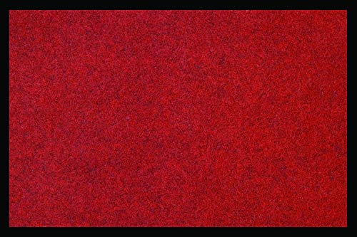 ID Mat Prima Rouge, Fibres Synthétiques, 40x60x0,5 cm