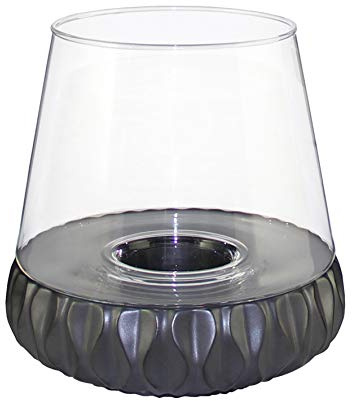 Kaheku Windlicht Baku rund Graphit Durchmesser 34cm 99990376