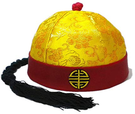 Zhou-long Alte chinesische königliche Kaiserhut Rollenspiel dekorative Cosplay Hut