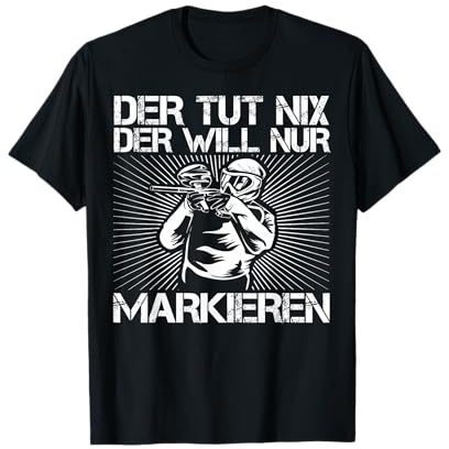Paintballspieler Markierer Paintball Zubehör Paintball T-Shirt