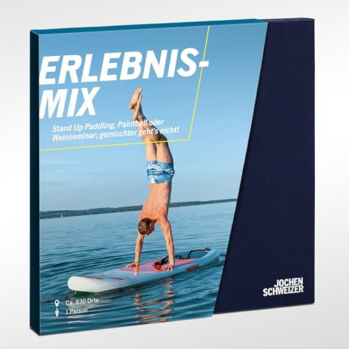 JOCHEN SCHWEIZER Geschenkbox Erlebnismix | Erlebnisgeschenk für 1 Person, freie Erlebnis-Auswahl an ca. 1100 Orten